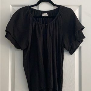 Madewell tiered sleeve top